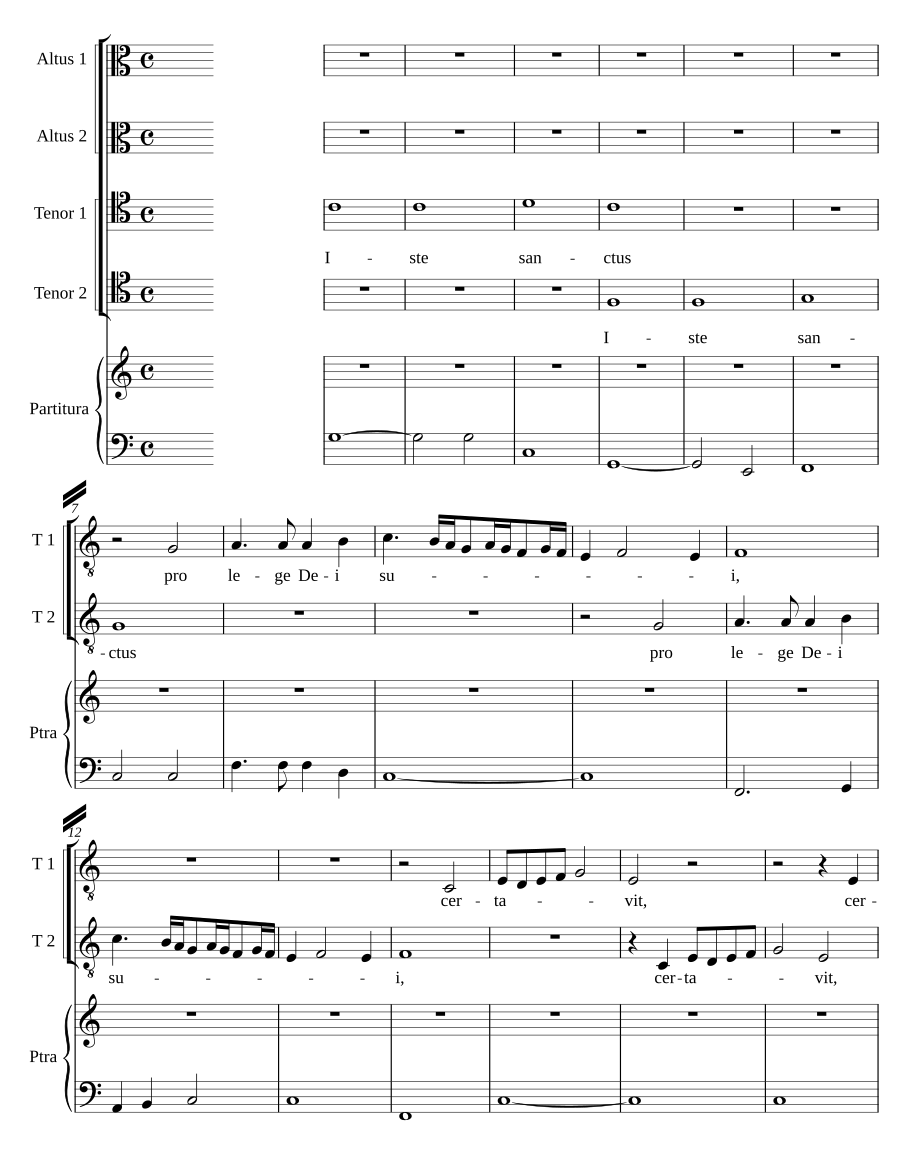 Iste sanctus