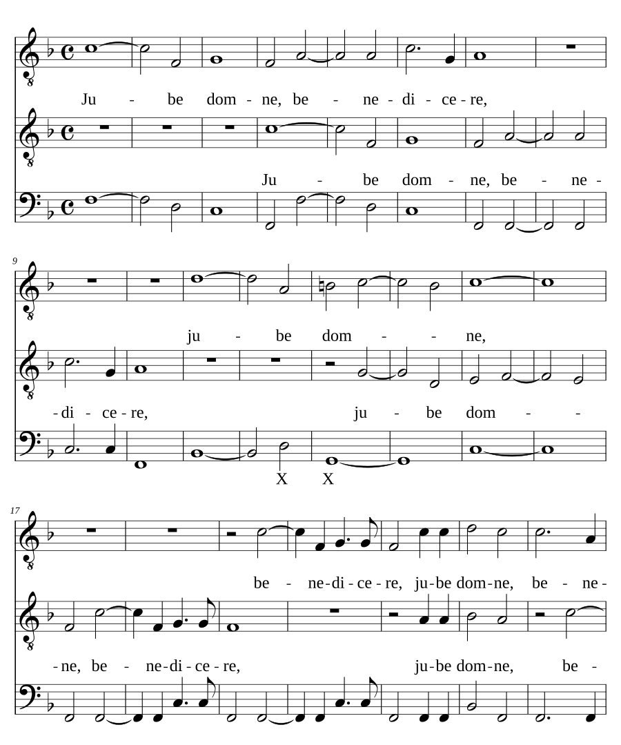 Iube Domine benedicere