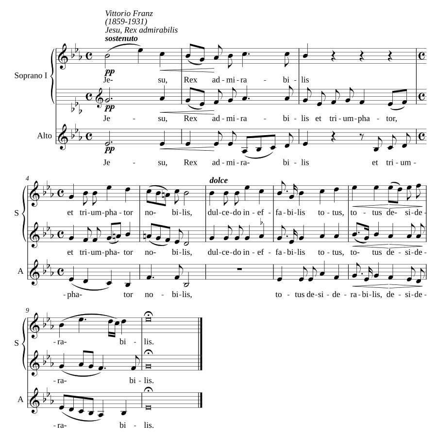 Jesu, Rex admirabilis