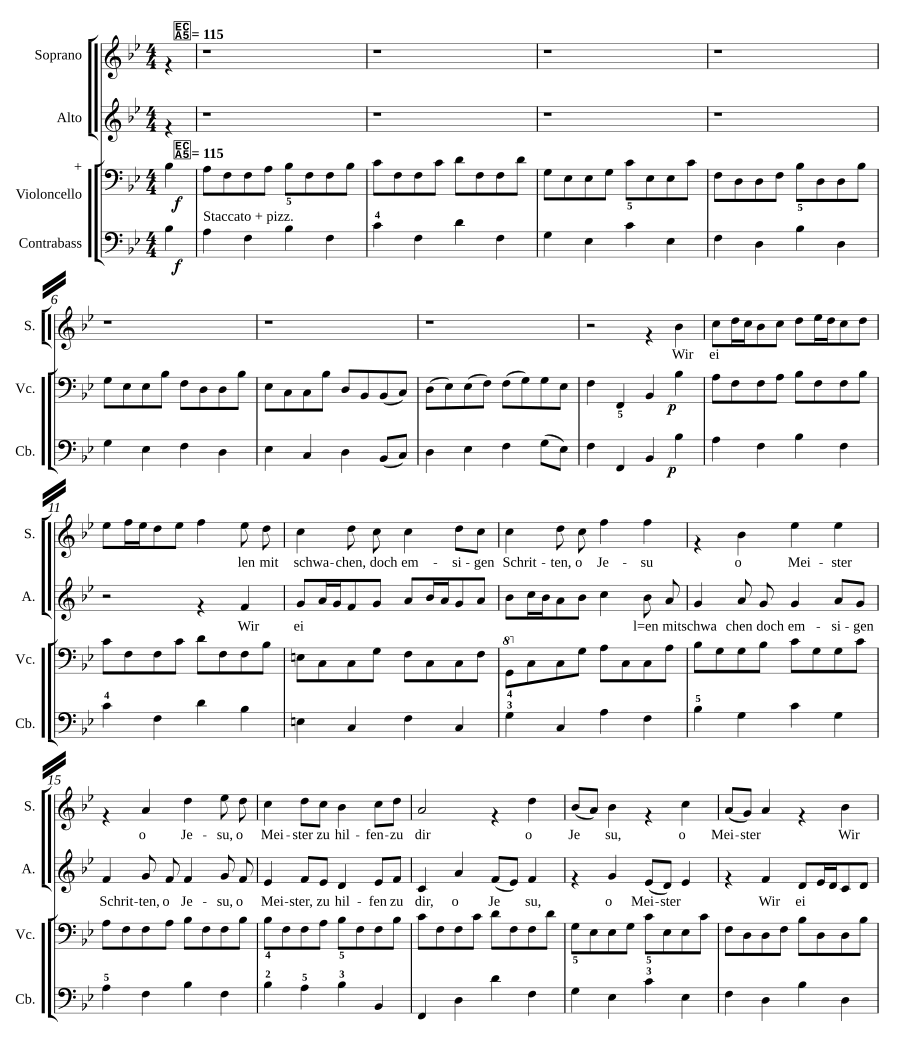 Jesu, der du meine Seele, BWV 78