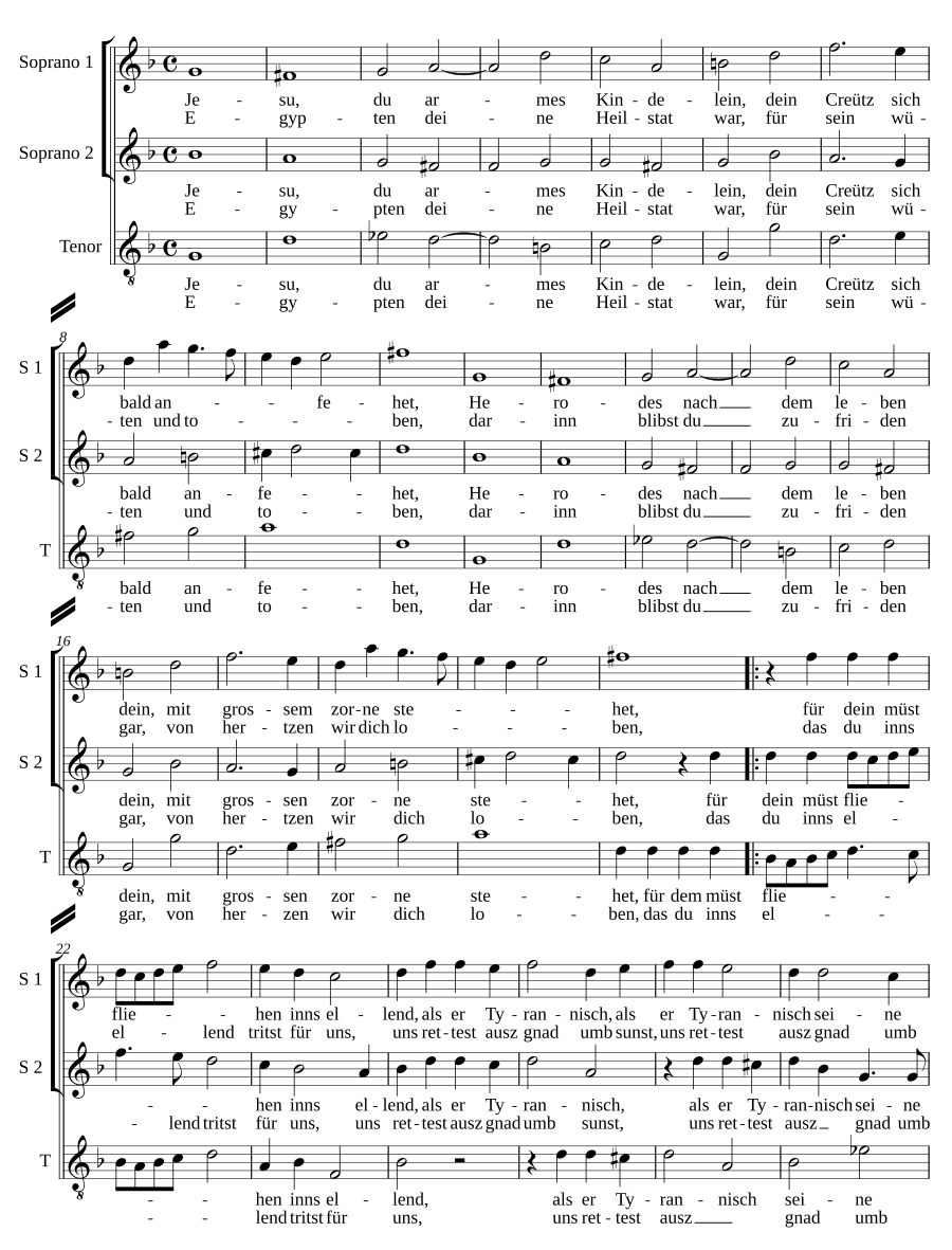 Jesu, du armes Kindelein