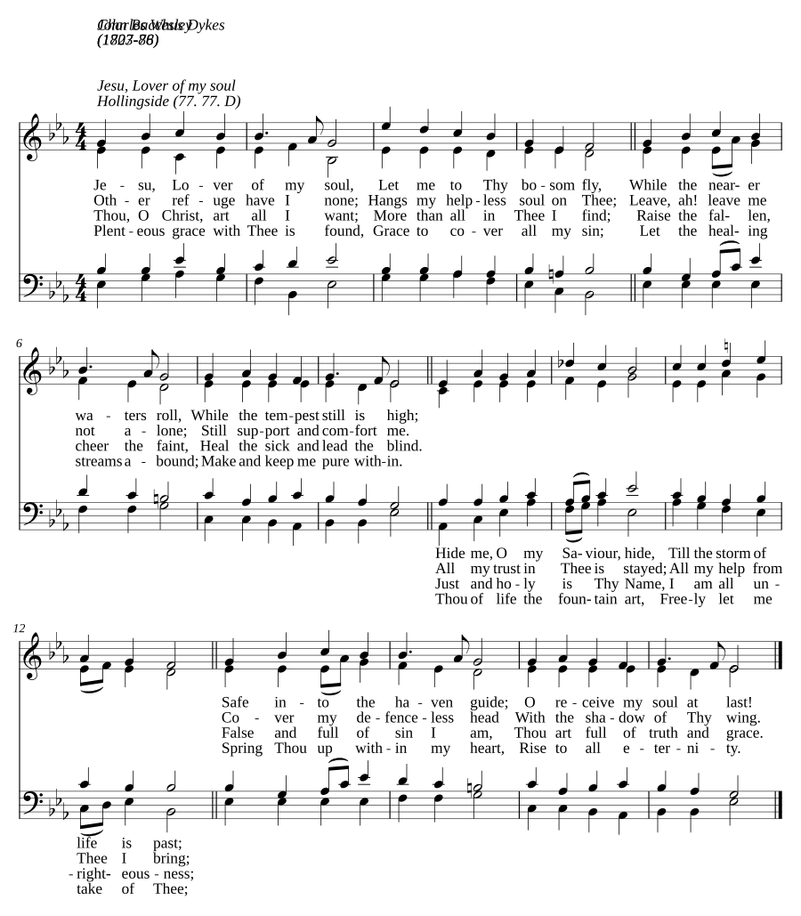 Jesu, lover of my soul