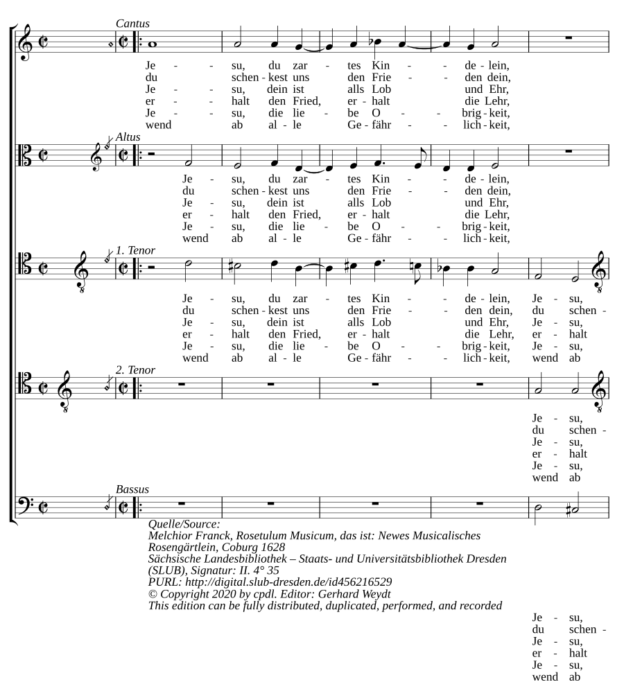 Jesu du zartes Kindelein