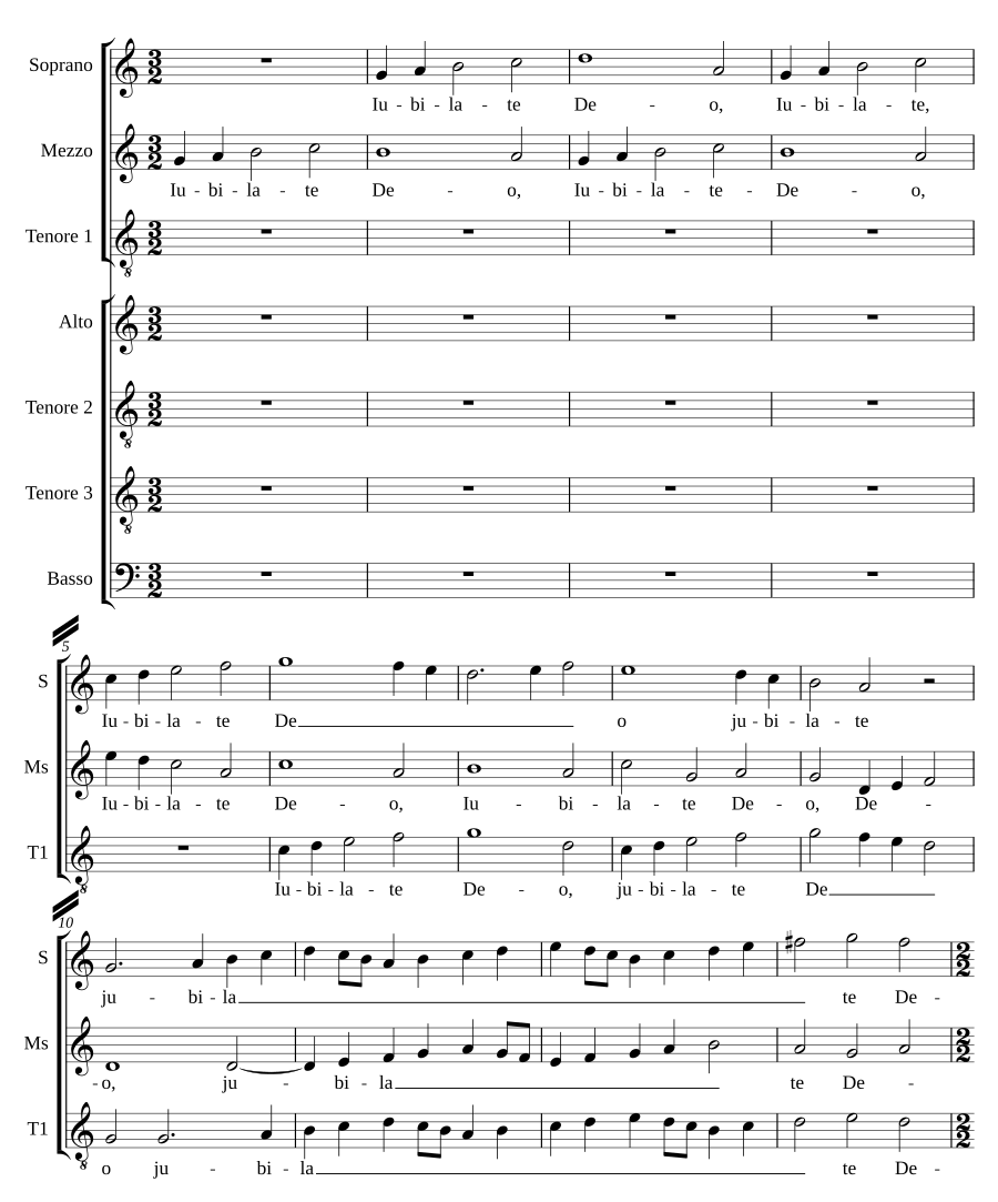 Jubilate Deo (prima pars)