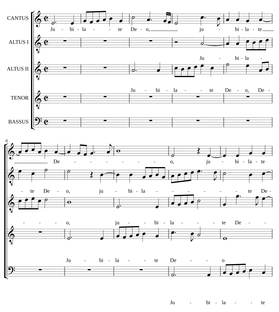 Jubilate Deo universa terra
