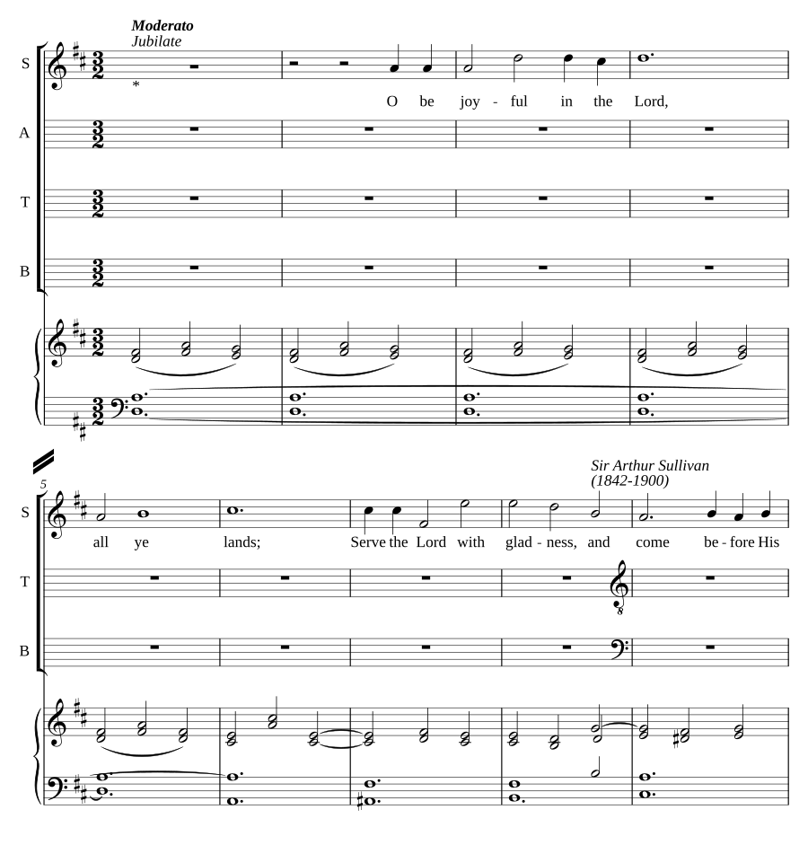 Jubilate in D