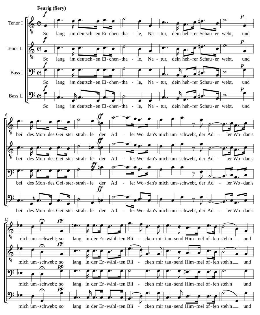 Jünglingswonne, Op. 17, No. 1
