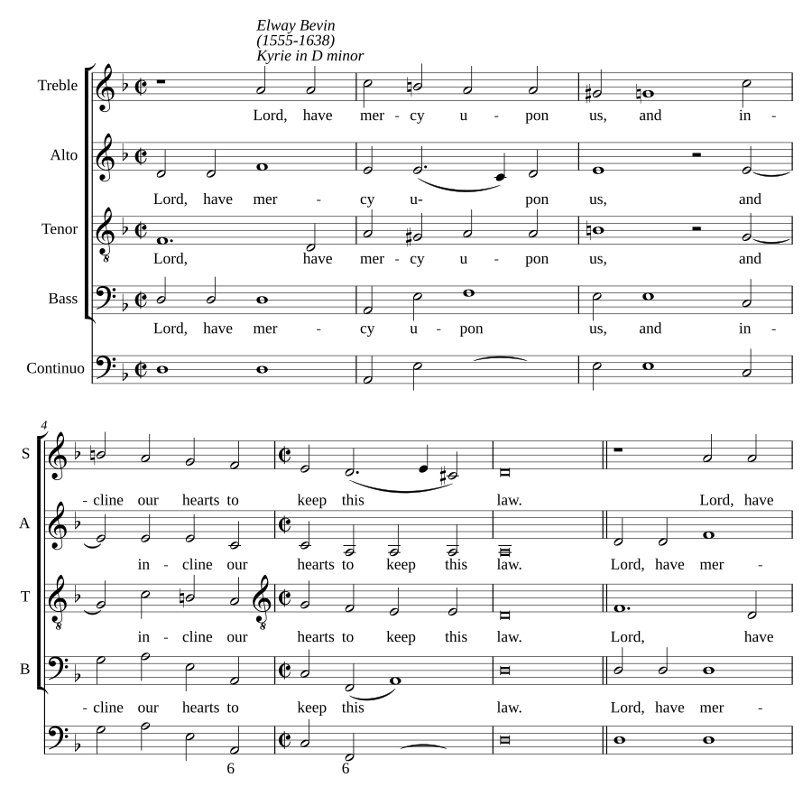 Kyrie in D minor