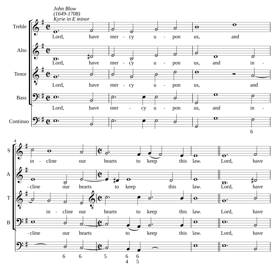 Kyrie in E minor