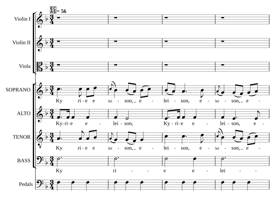 Kyrie in F major, KV 33