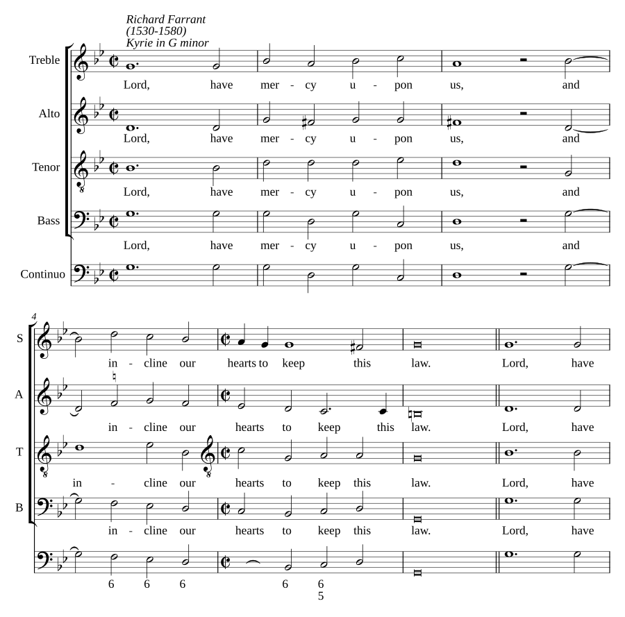Kyrie in G minor