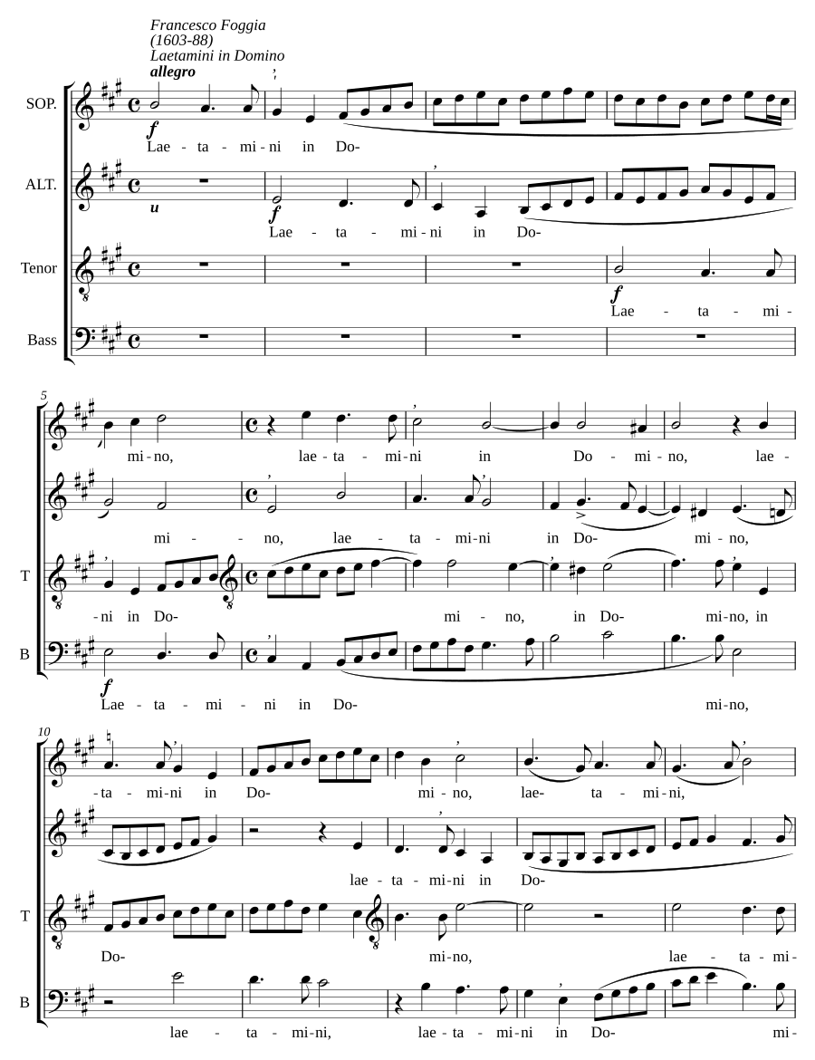 Laetamini in Domino