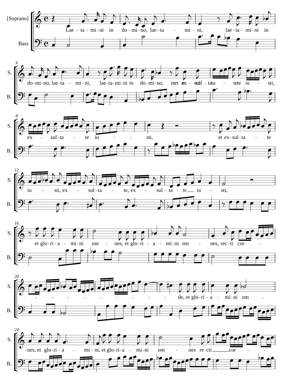 Laetamini in domino