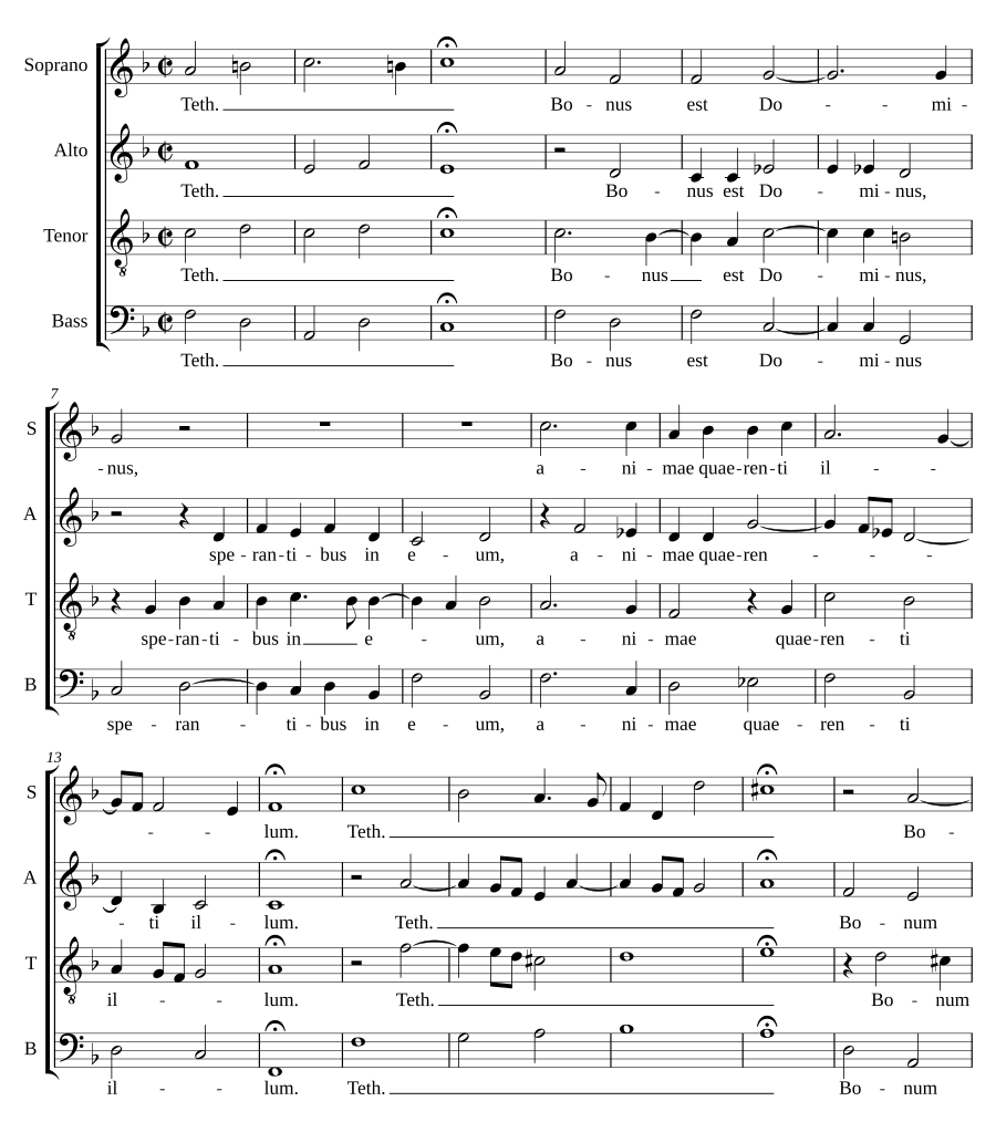 Lamentatio Jeremiae - Sabbato Sancto - Teth