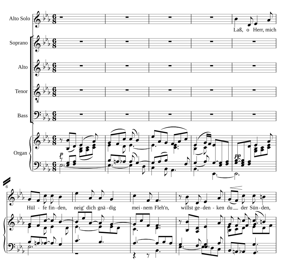 Lass', o Herr, mich Hülfe finden, Op. 96, No. 1