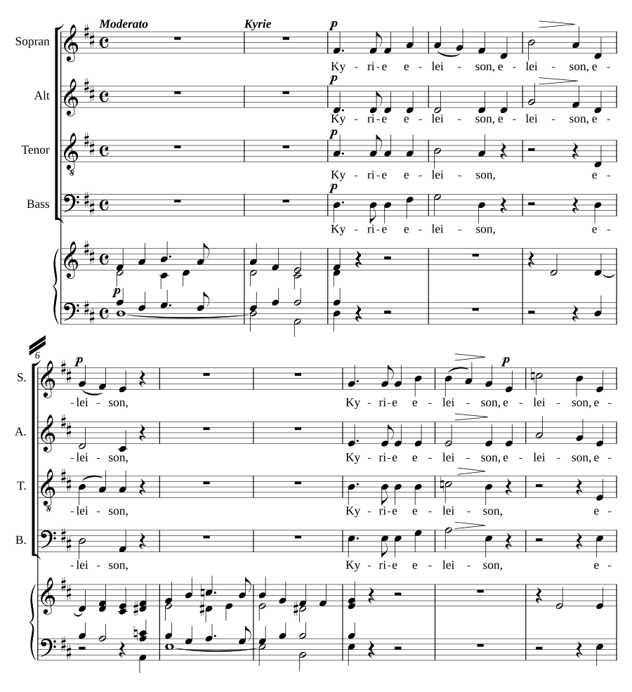 Lateinische Messe No. 3, Op. 25