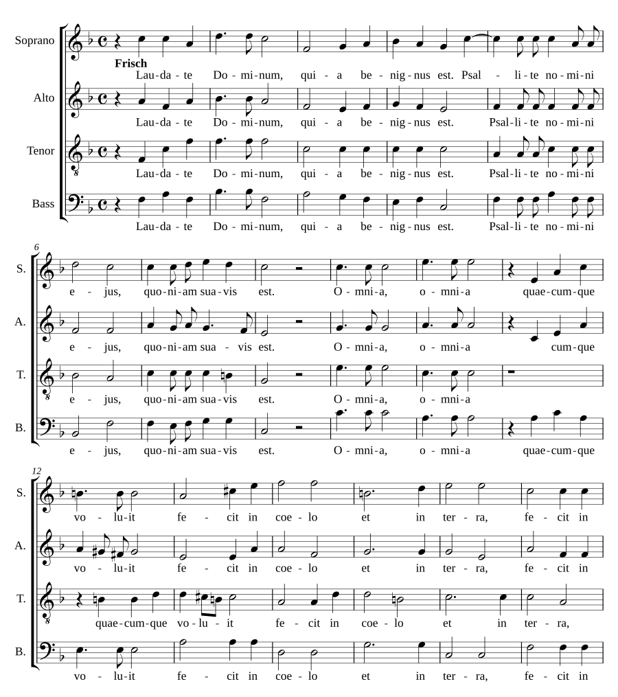 Laudate Dominum
