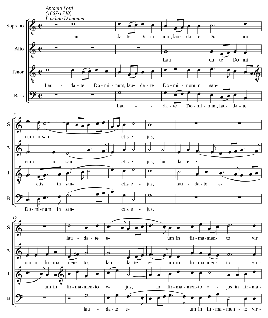 Laudate Dominum in sanctis ejus