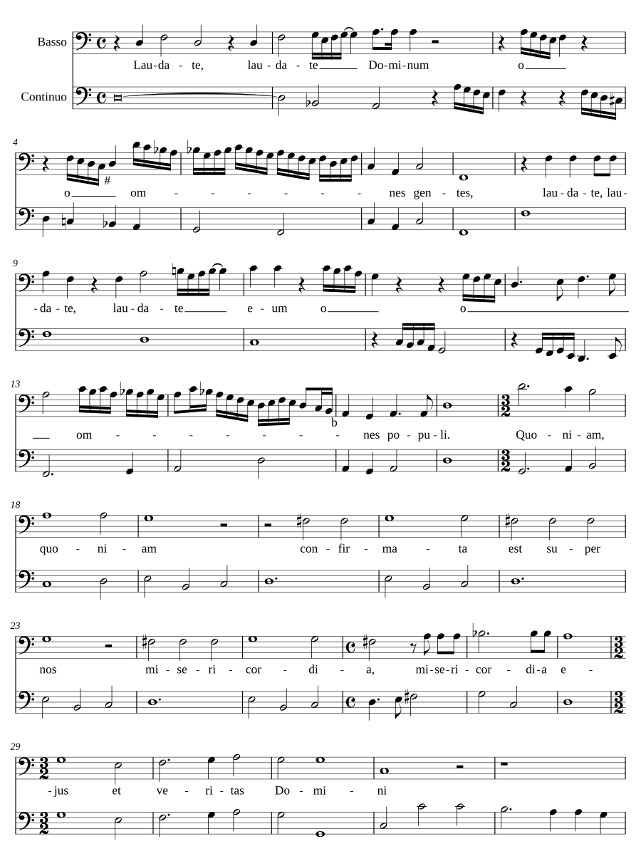 Laudate Dominum omnes gentes