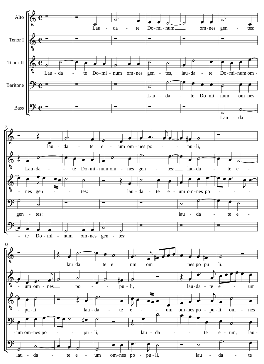 Laudate Dominum omnes gentes