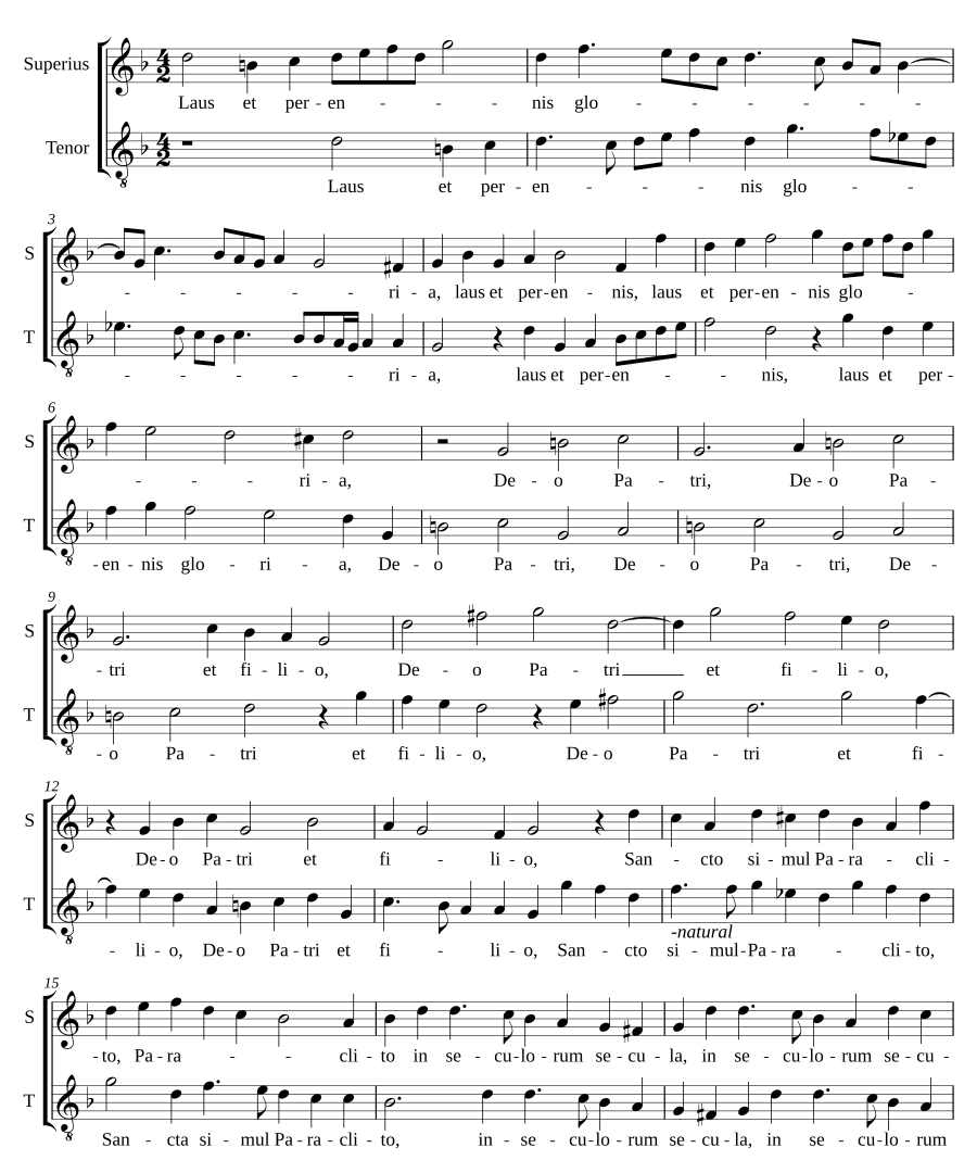 Laus et perennis gloria