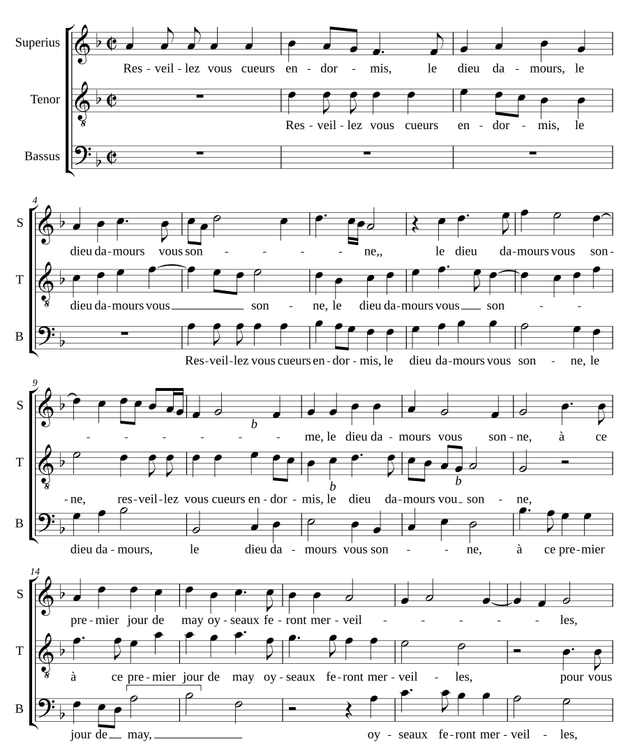 Le chant des oyseaux