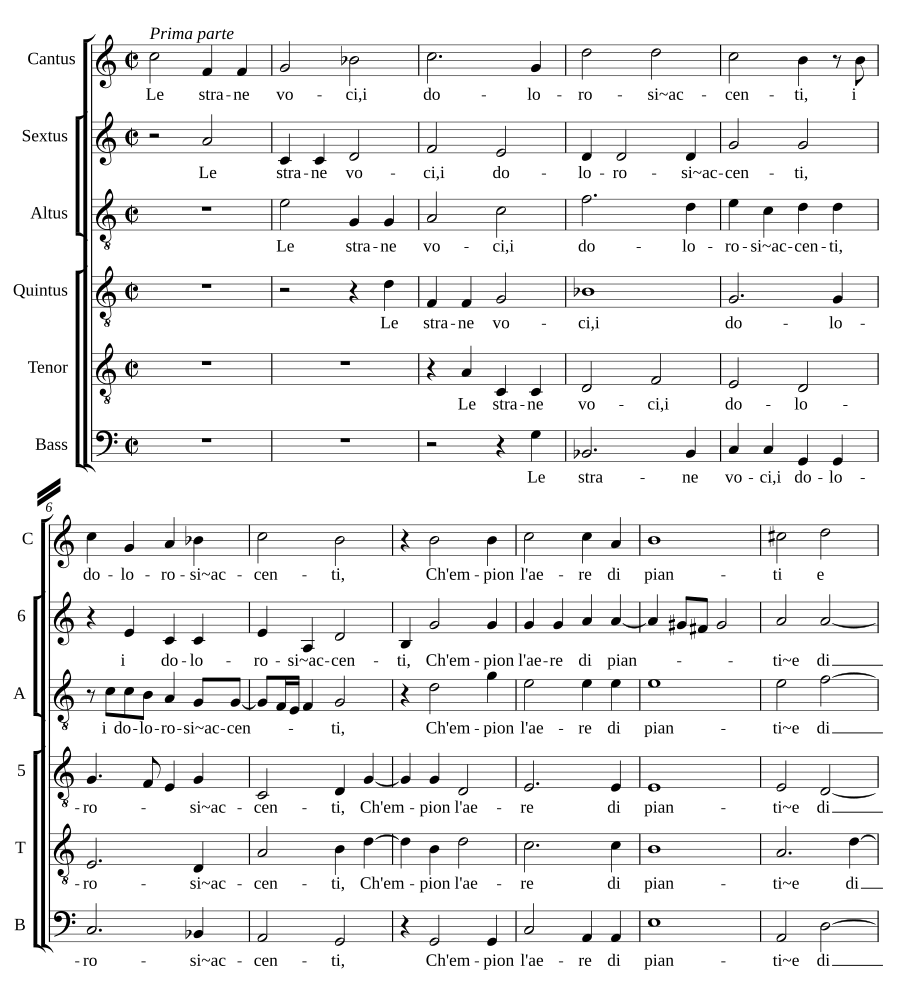 Le strane voci, i dolorosi accenti