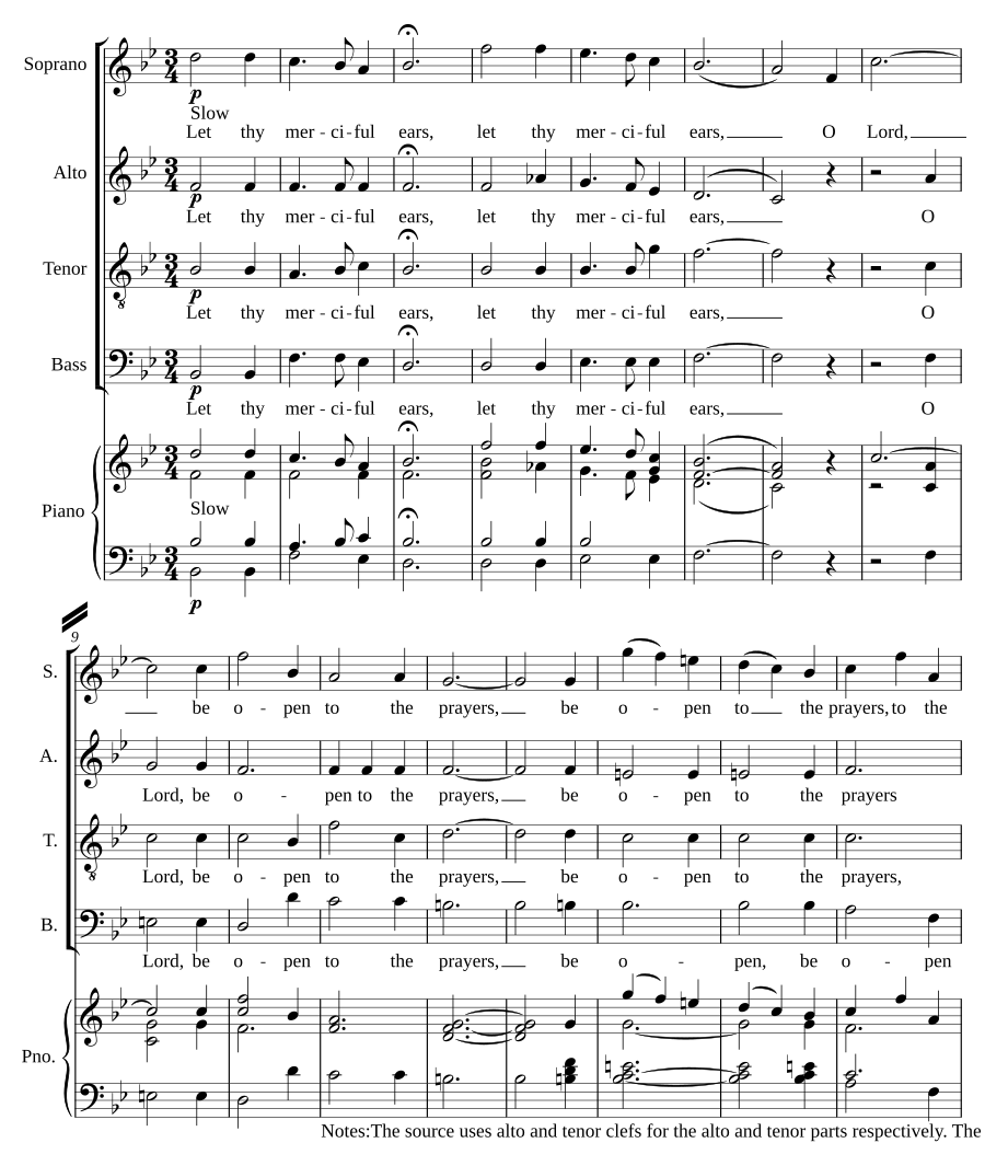 Let thy merciful ears