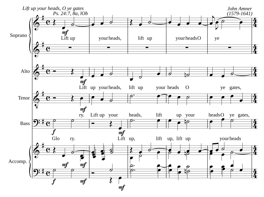 Lift up your heads, O ye gates