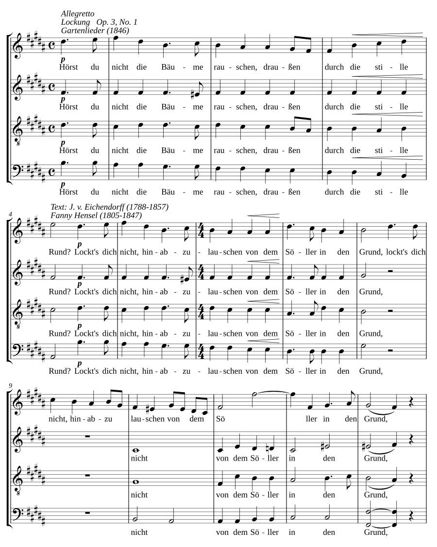 Lockung, Op. 3, No. 1
