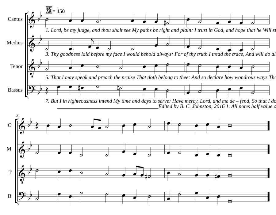 Lord, be my judge, and thou shalt see