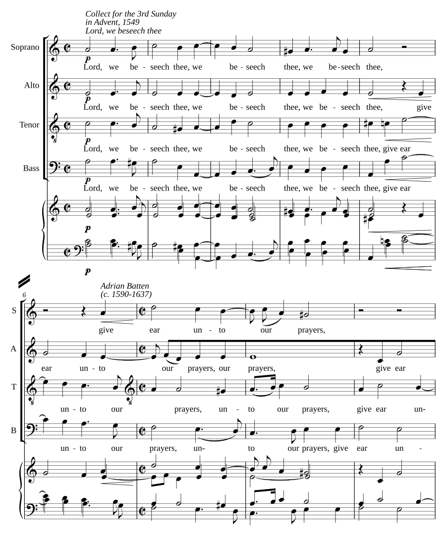 Lord, we beseech thee
