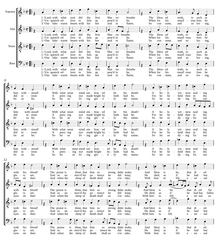 Lord, with what zeal