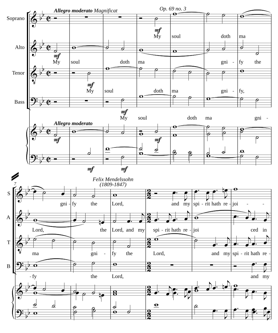 Magnificat, Op. 69, No. 3