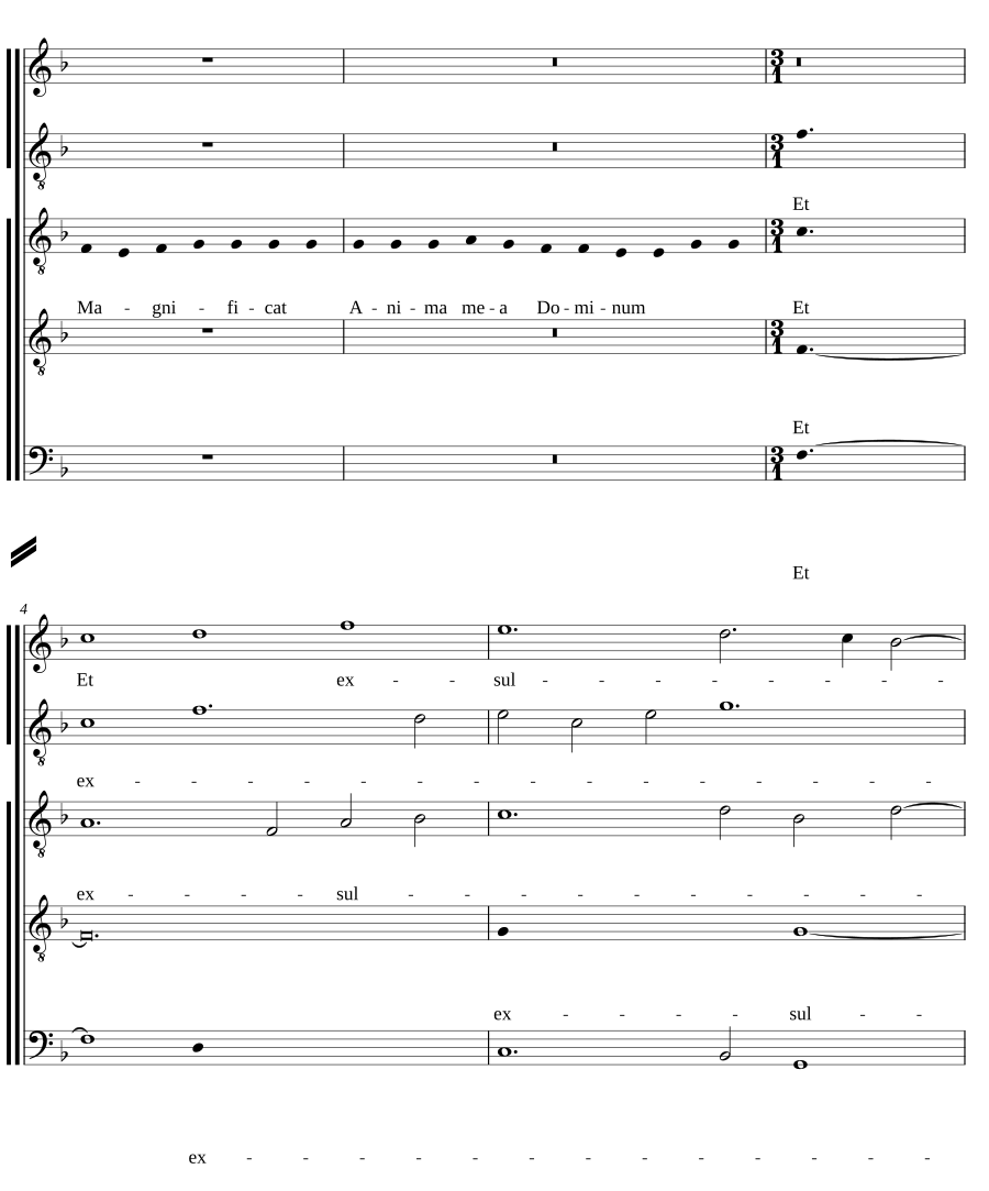 Magnificat 'O bone Jesu' a 5