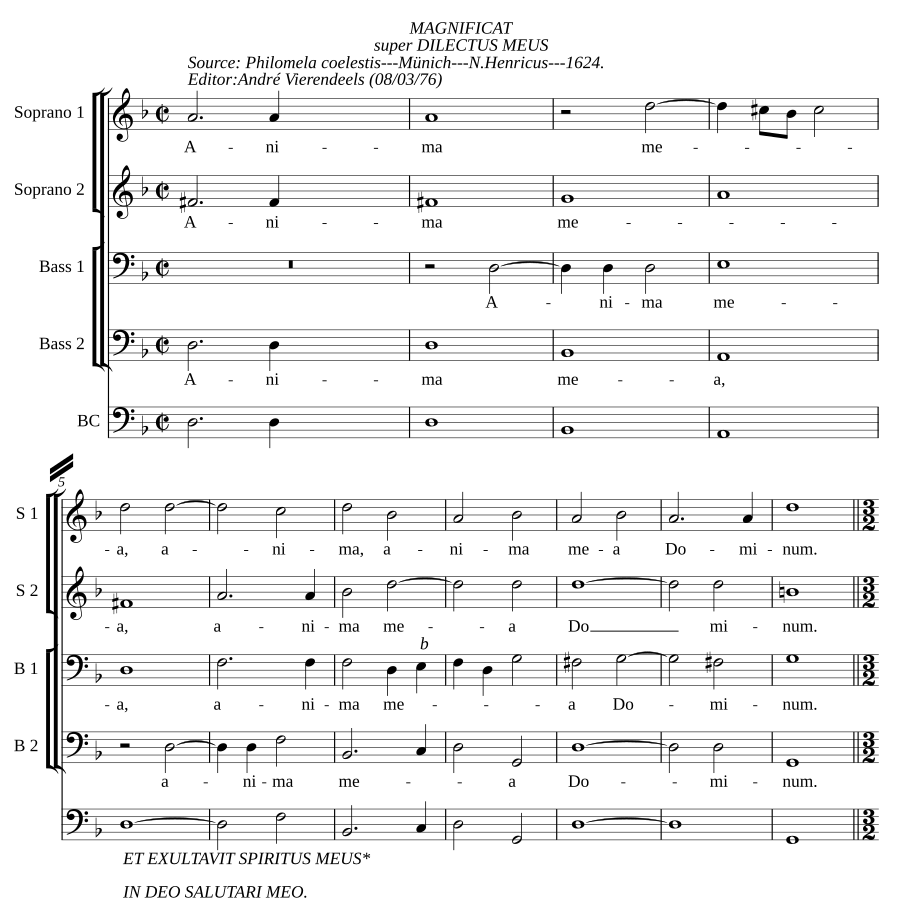 Magnificat II toni