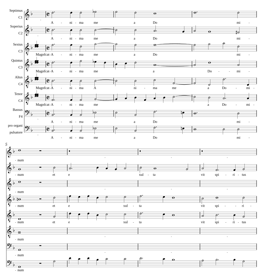 Magnificat Secundi Toni a 7