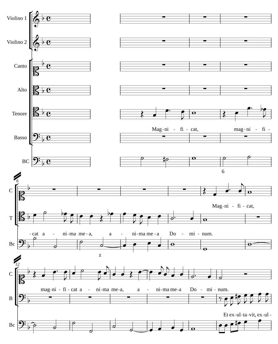 Magnificat a 6