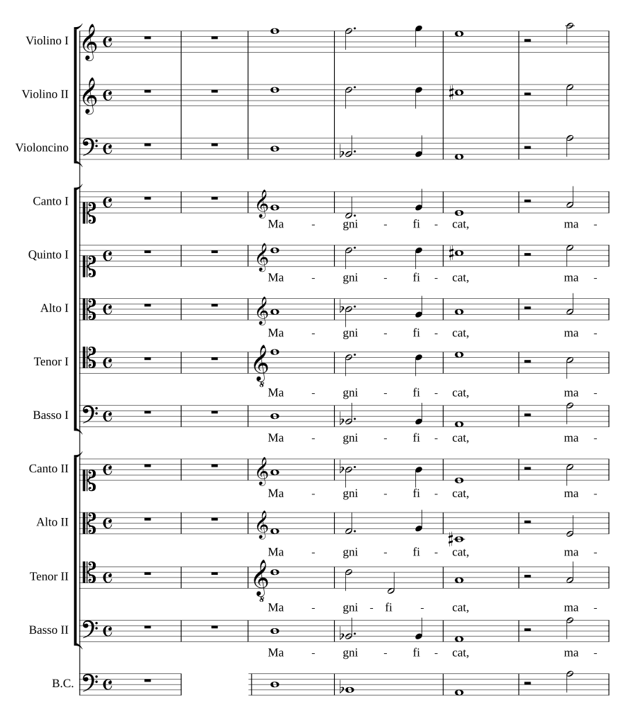 Magnificat a 9 voci