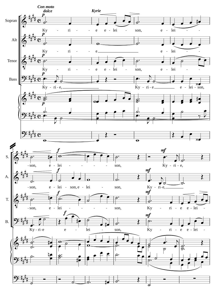 Missa Misericordias Domini, op. 192