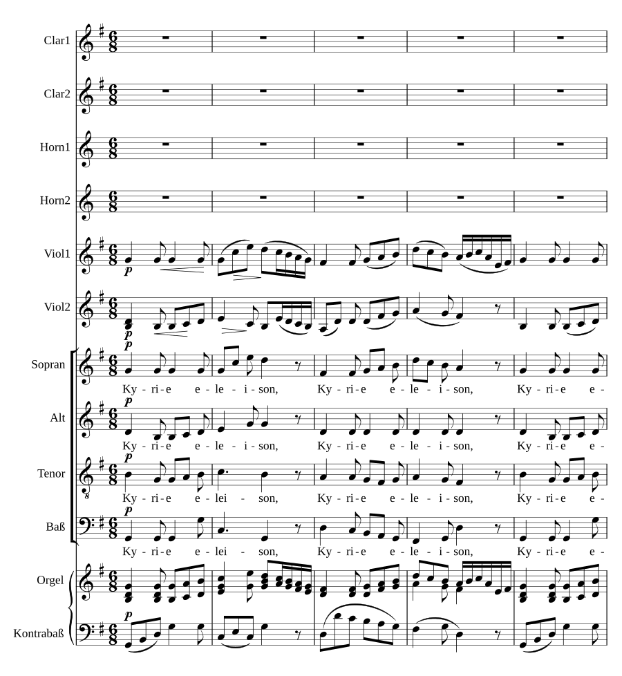 Missa No. 2 in G Major
