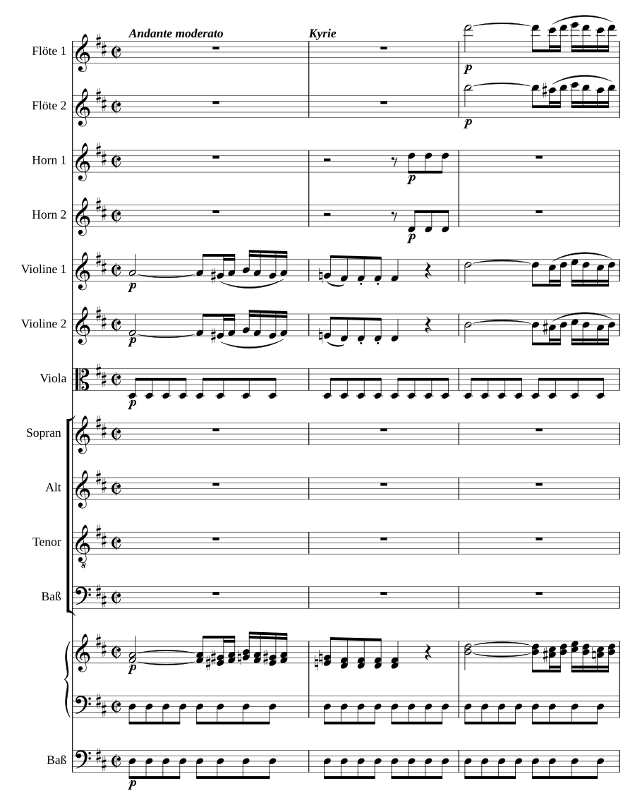 Missa No. 4 in D Major