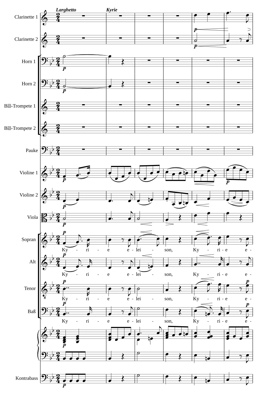 Missa No. 5 in Bb Major