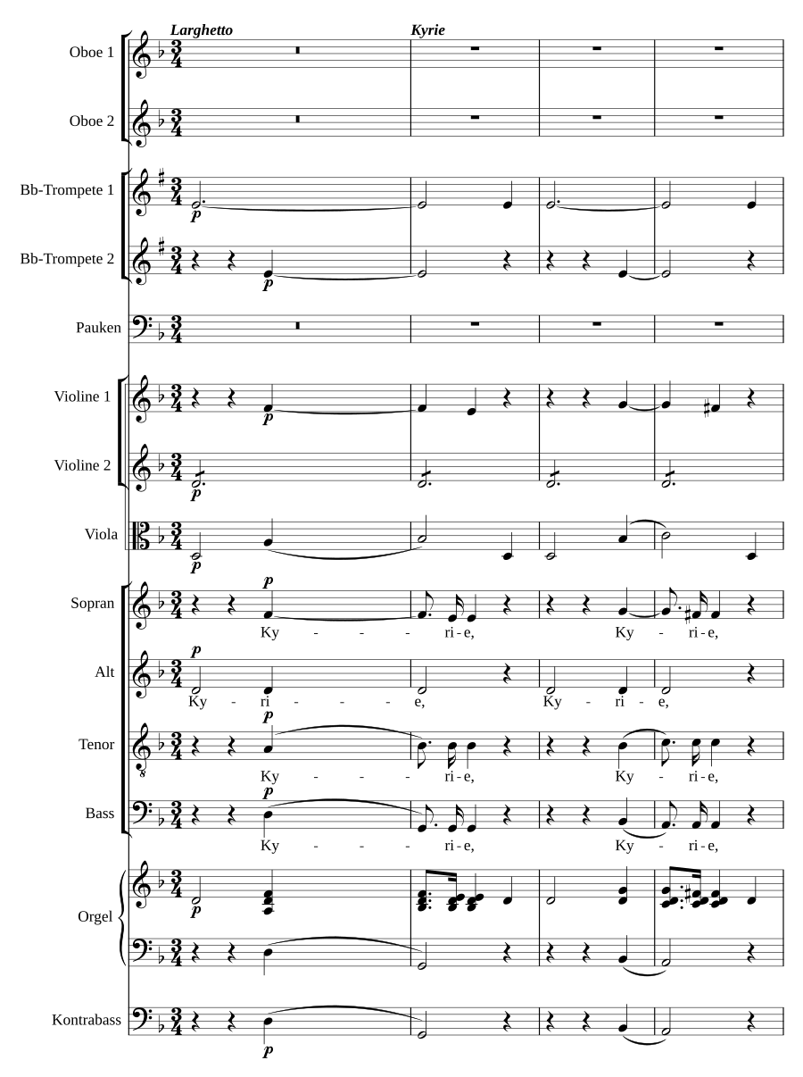 Missa No. 6 in D Major