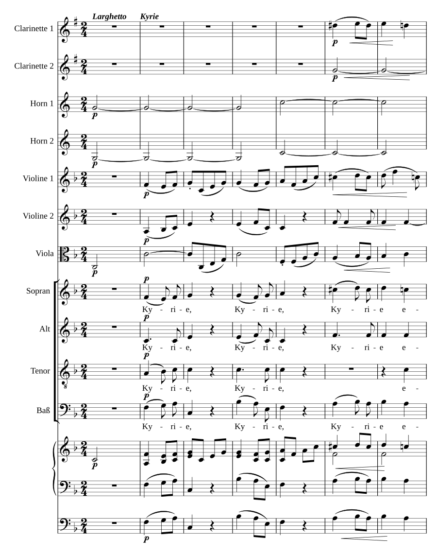 Missa No. 7 in F Major