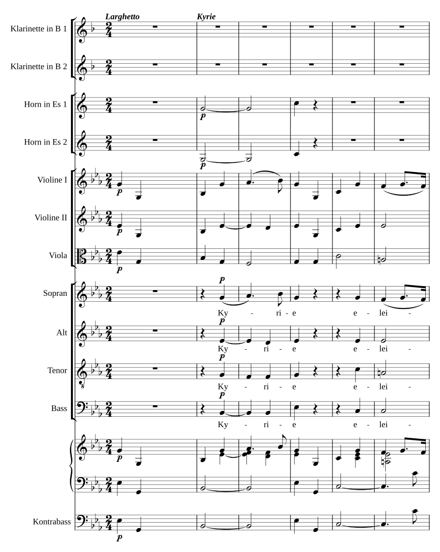 Missa No. 8 in Eb Major