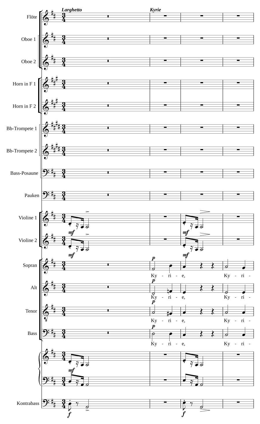 Missa No. 9 in D Major