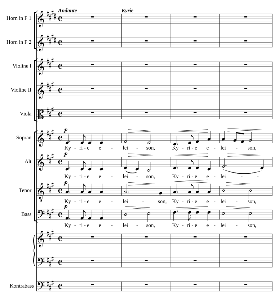 Missa Nr. 10 in A