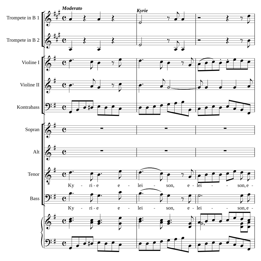 Missa Nr. 1 in G