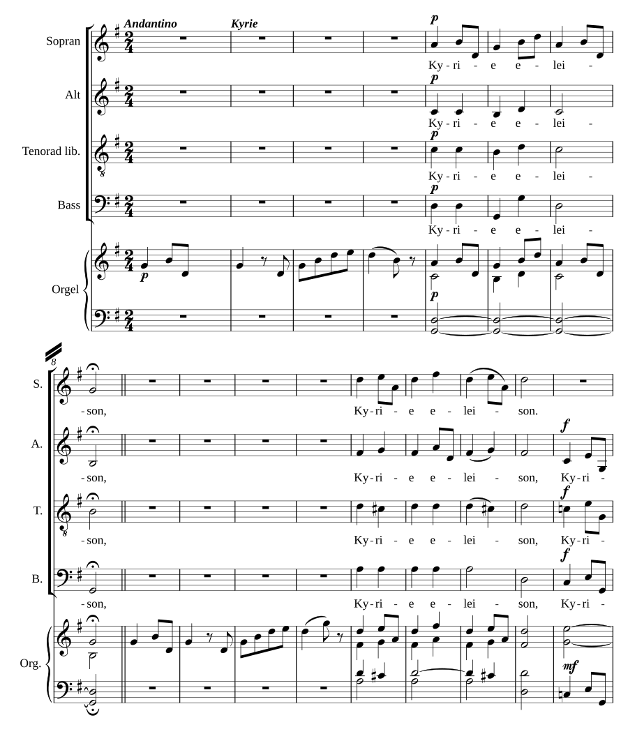 Missa Pastoritia in G